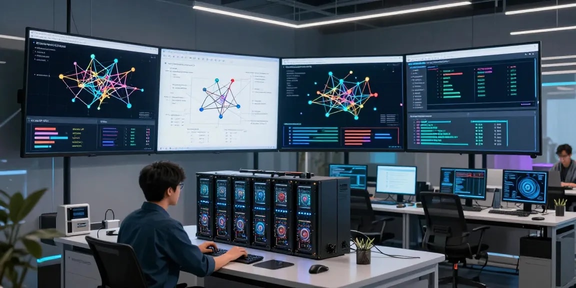 gi8ee Advanced AI technology workspace for machine learning innovation.