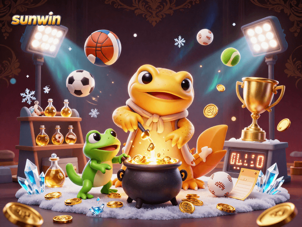 Engage with sunwin’s vibrant casino scene filled with sports and gambling excitement in a magical setting.