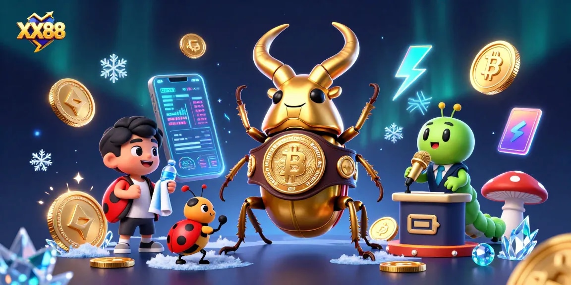 Engage in the exciting world of XX88 with a dynamic 3D casino illustration, featuring thrilling gaming elements.