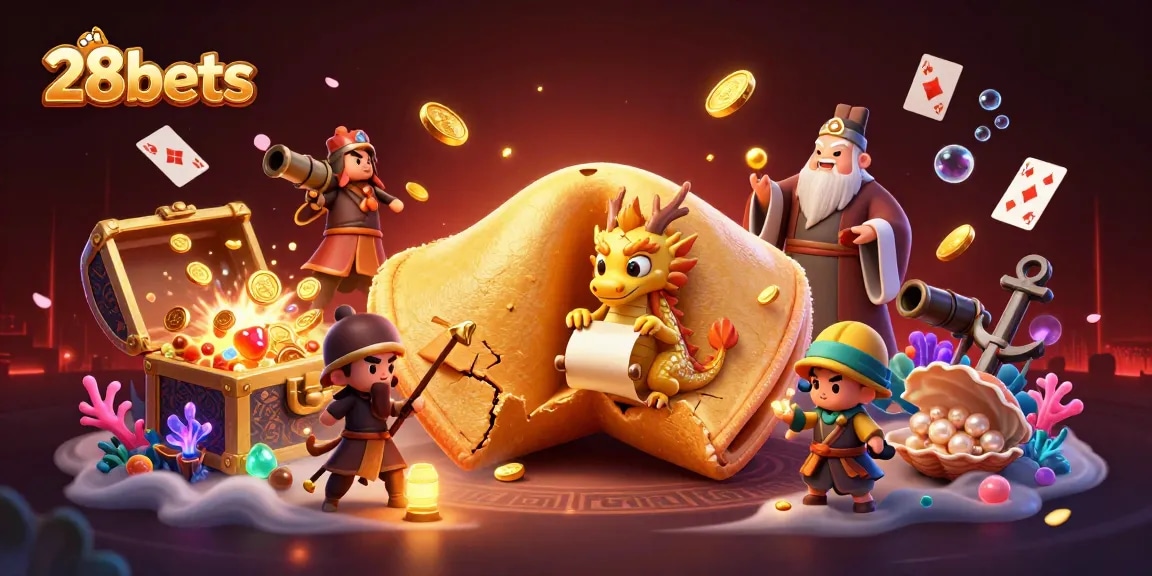 Win big with 28bets in this vibrant illustration showcasing an enchanting casino fantasy.