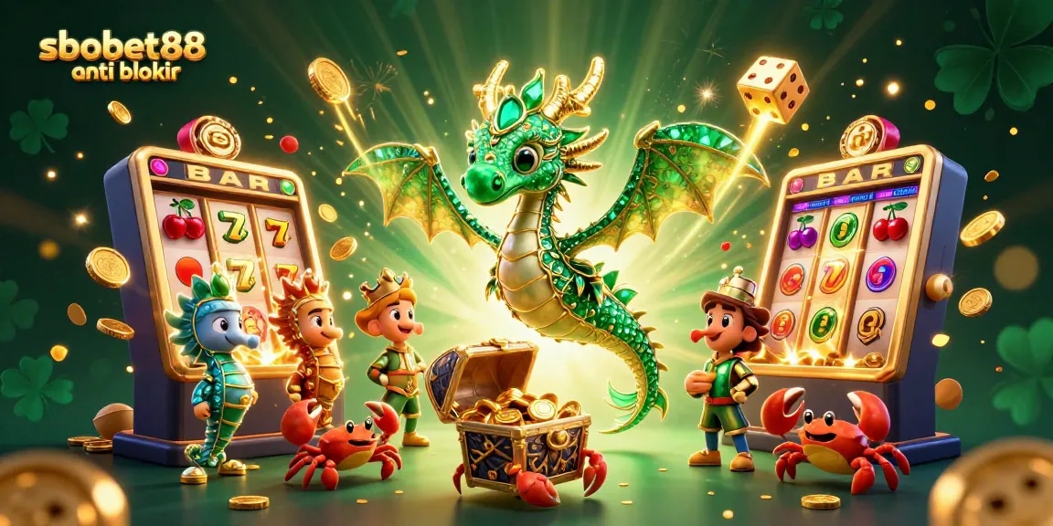 Savor exciting gameplay at sbobet88 anti blokir with vibrant slot machines and treasure-filled scenes.