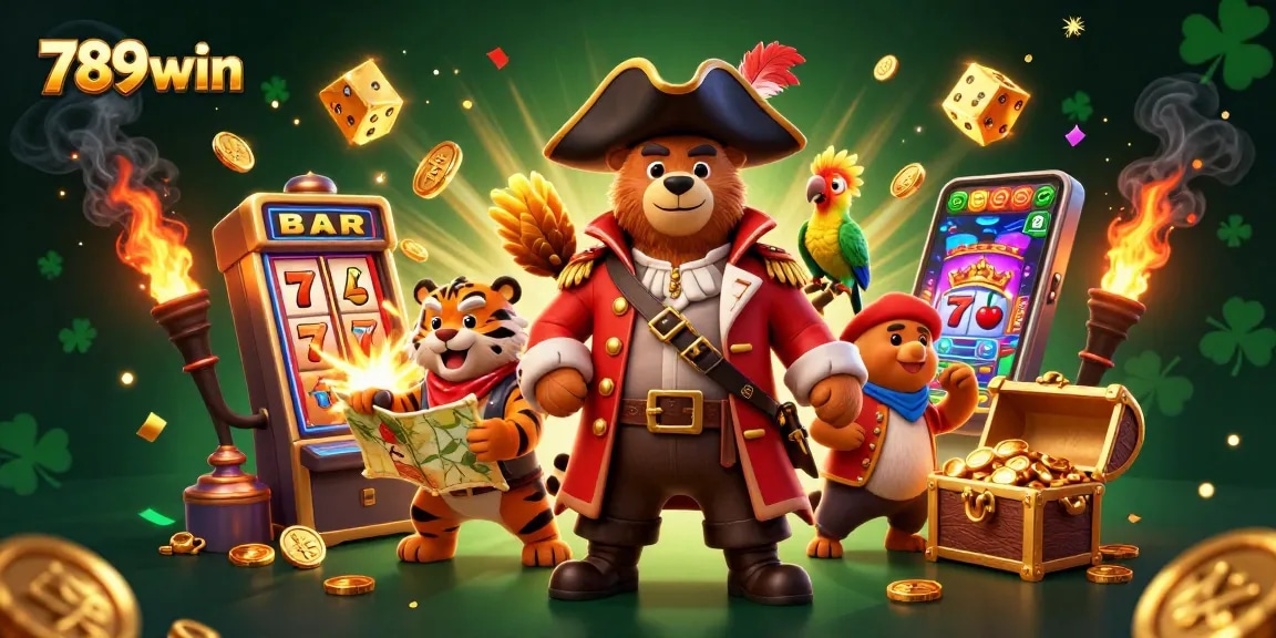 Experience thrilling slots at 789win with pirate adventures and jackpot celebrations!