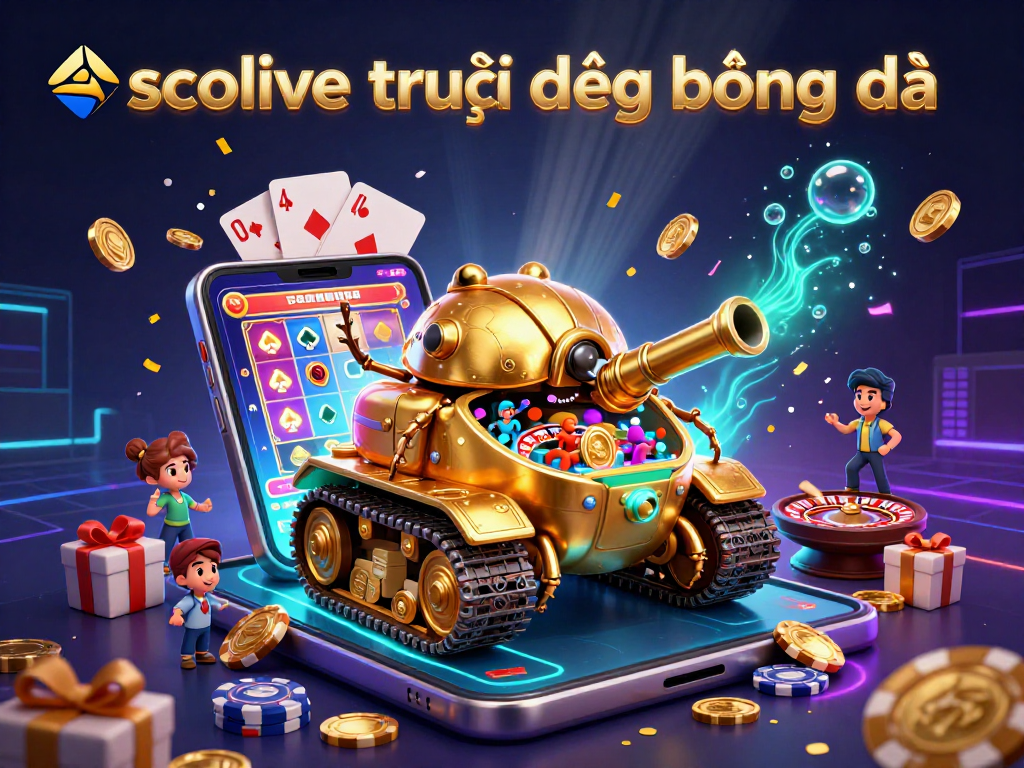 Experience thrilling plays at socolive trực tiếp bóng đá with this vibrant casino-themed 3D illustration!