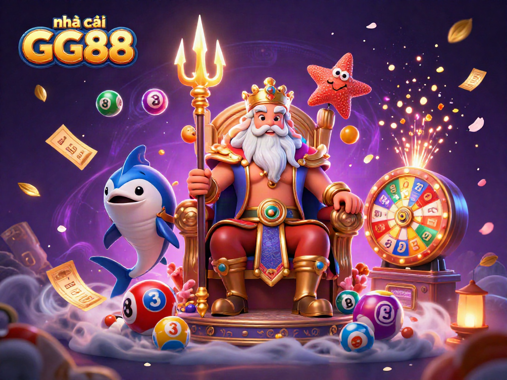 Engage with the vibrant world of nhà cái GG88 featuring Neptune and dynamic lottery elements.