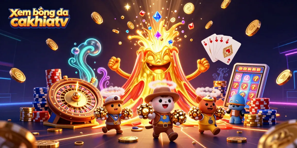 xem bóng đá cakhiatv brings the thrill as golden coins erupt and treasures flee, showcasing dynamic casino excitement.