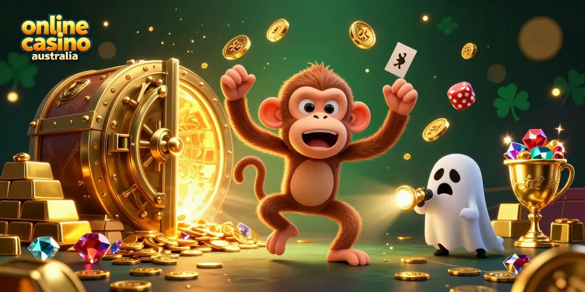 Experience thrilling gameplay at the online casino Australia with lively 3D characters and gleaming treasures.