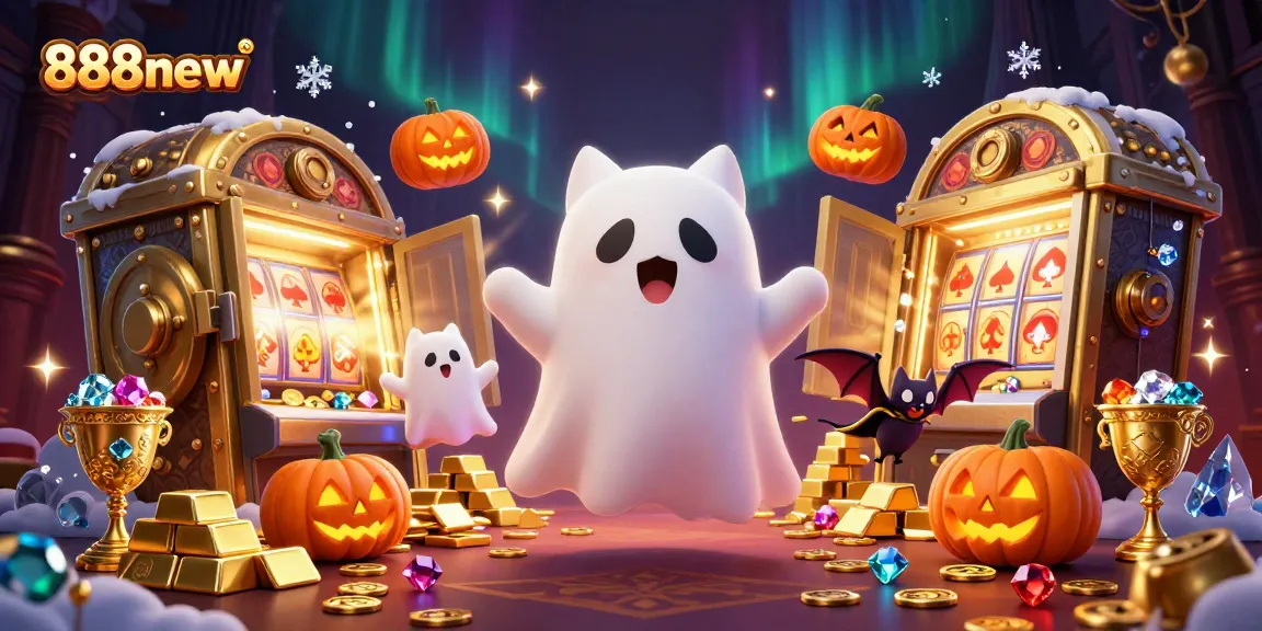 Experience the thrilling 888new casino with vibrant ghosts and shimmering treasures.
