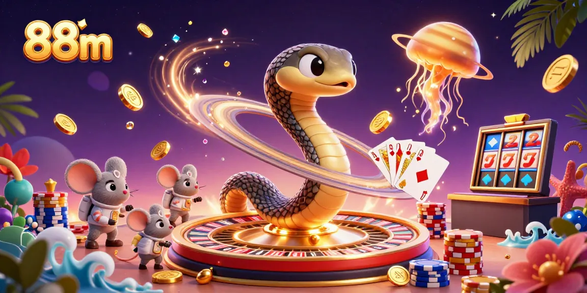 Experience gaming thrill at 88m with cosmic roulette and lively bets from astronauts.
