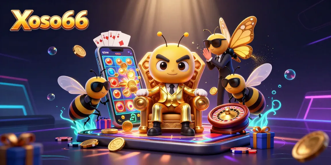 Experience exciting games at Xoso66 with vibrant slot machines and lively casino ambiance.